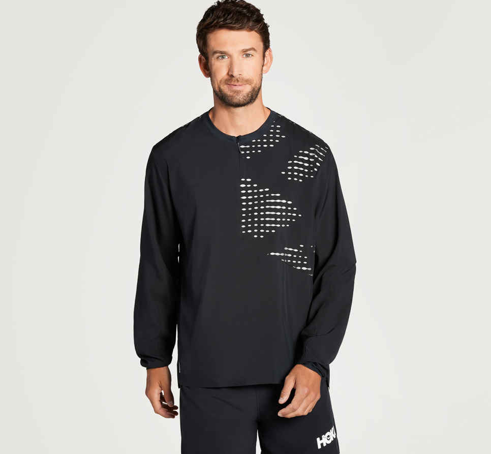 【オープニングセール】 1/2 HOKA Zip ME HOKA® | Men for Shell Wind ウォーキング・ランニングウェア